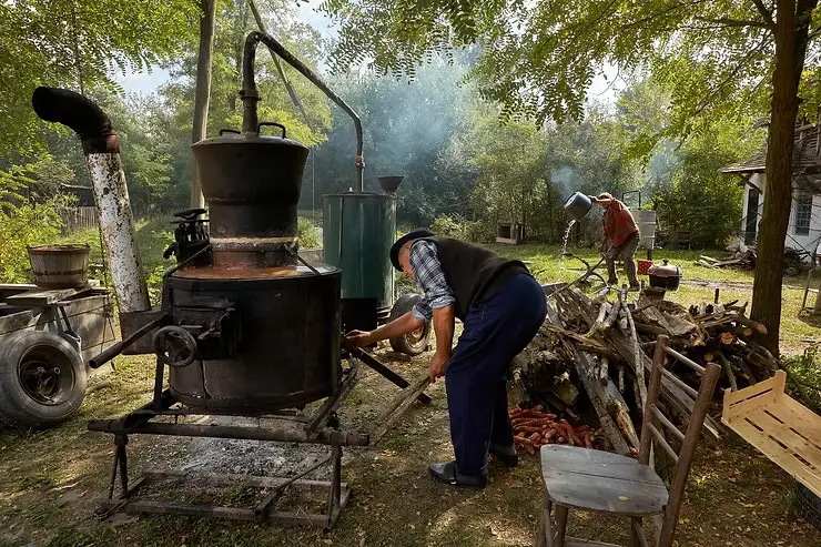 Traditional Rakija distilling in the Balkans Traditional Rakija distilling in the Balkans